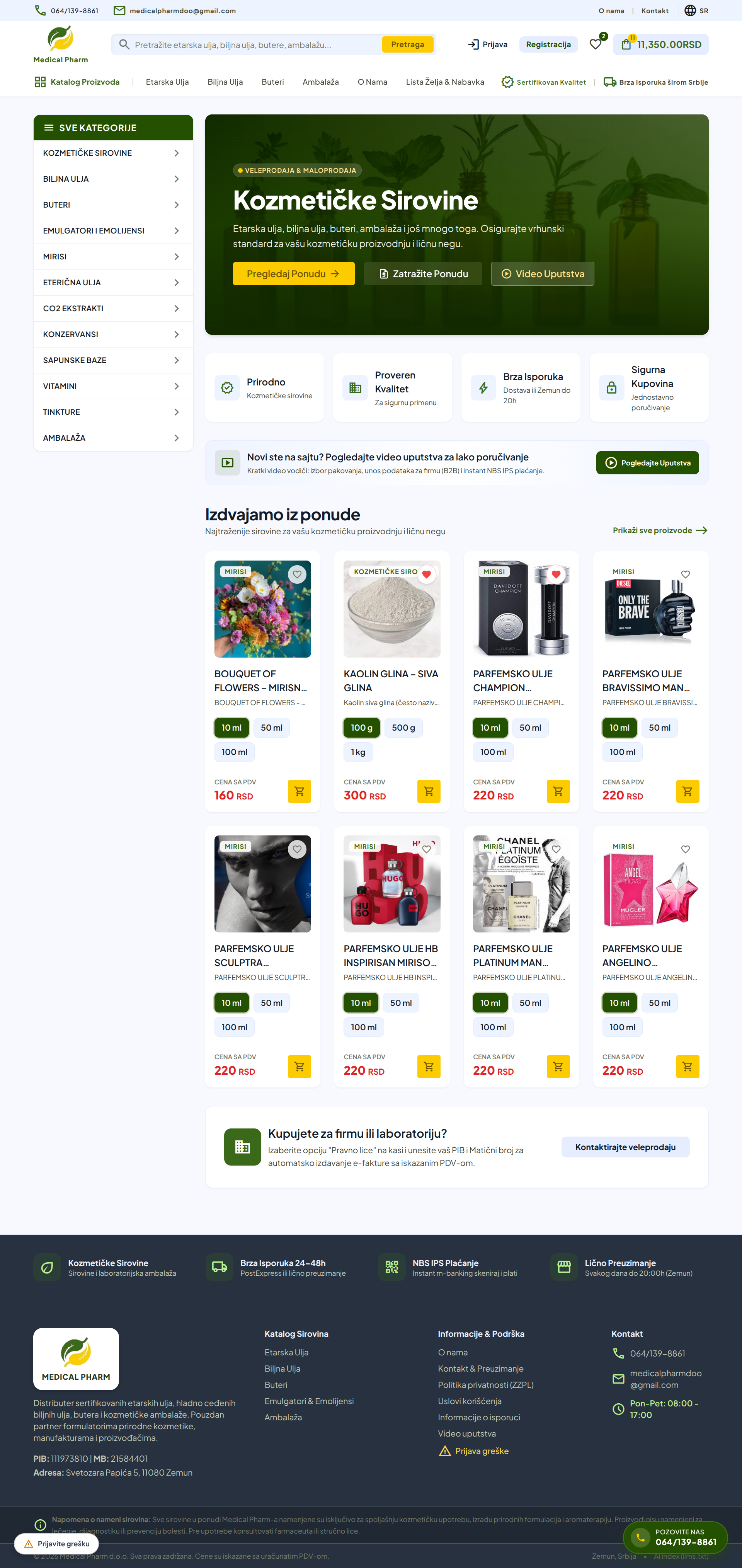 Medical Pharm enterprise WordPress and WooCommerce e-commerce platform storefront