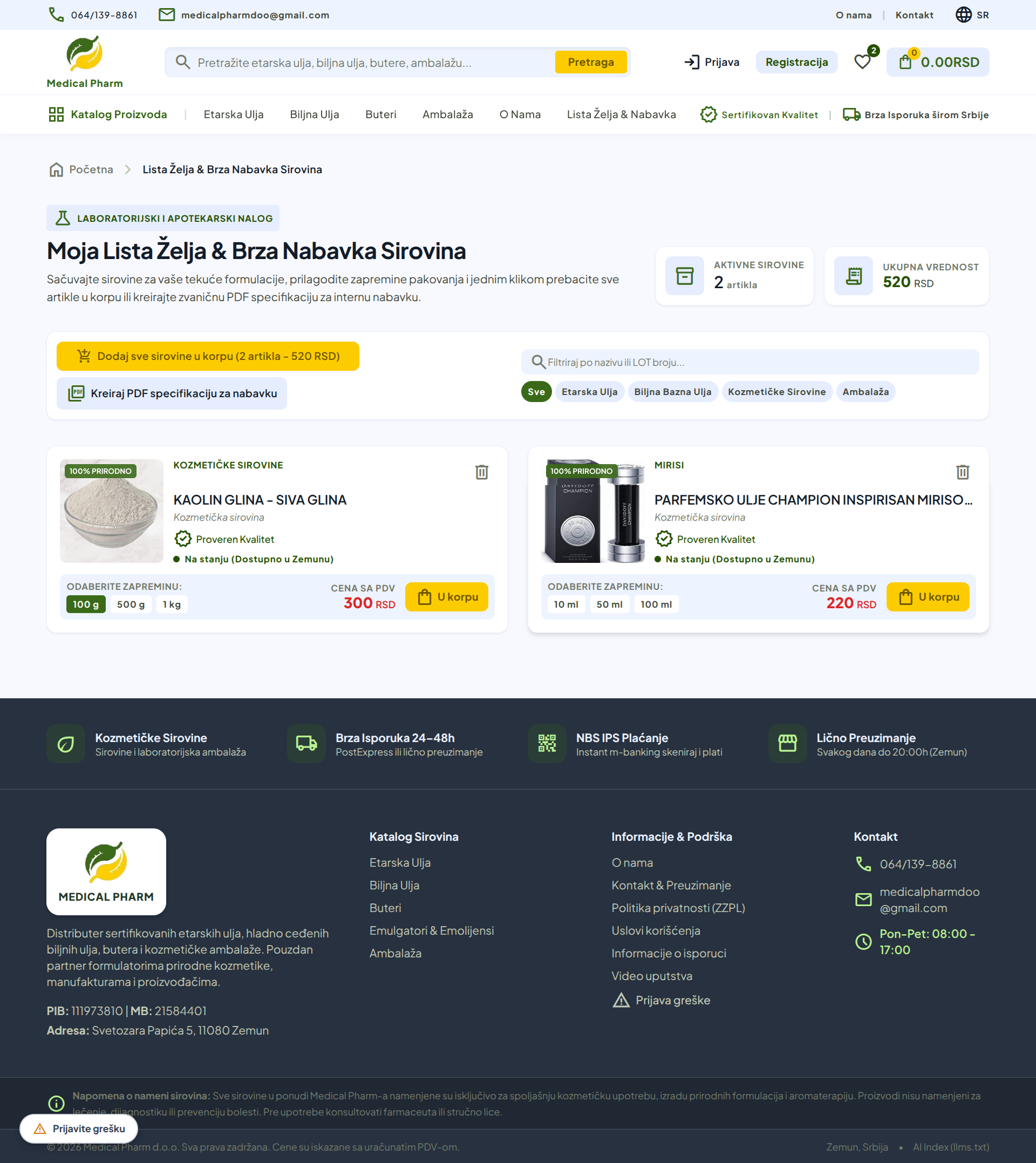 Reactive Wishlist & Quick Procurement Hub