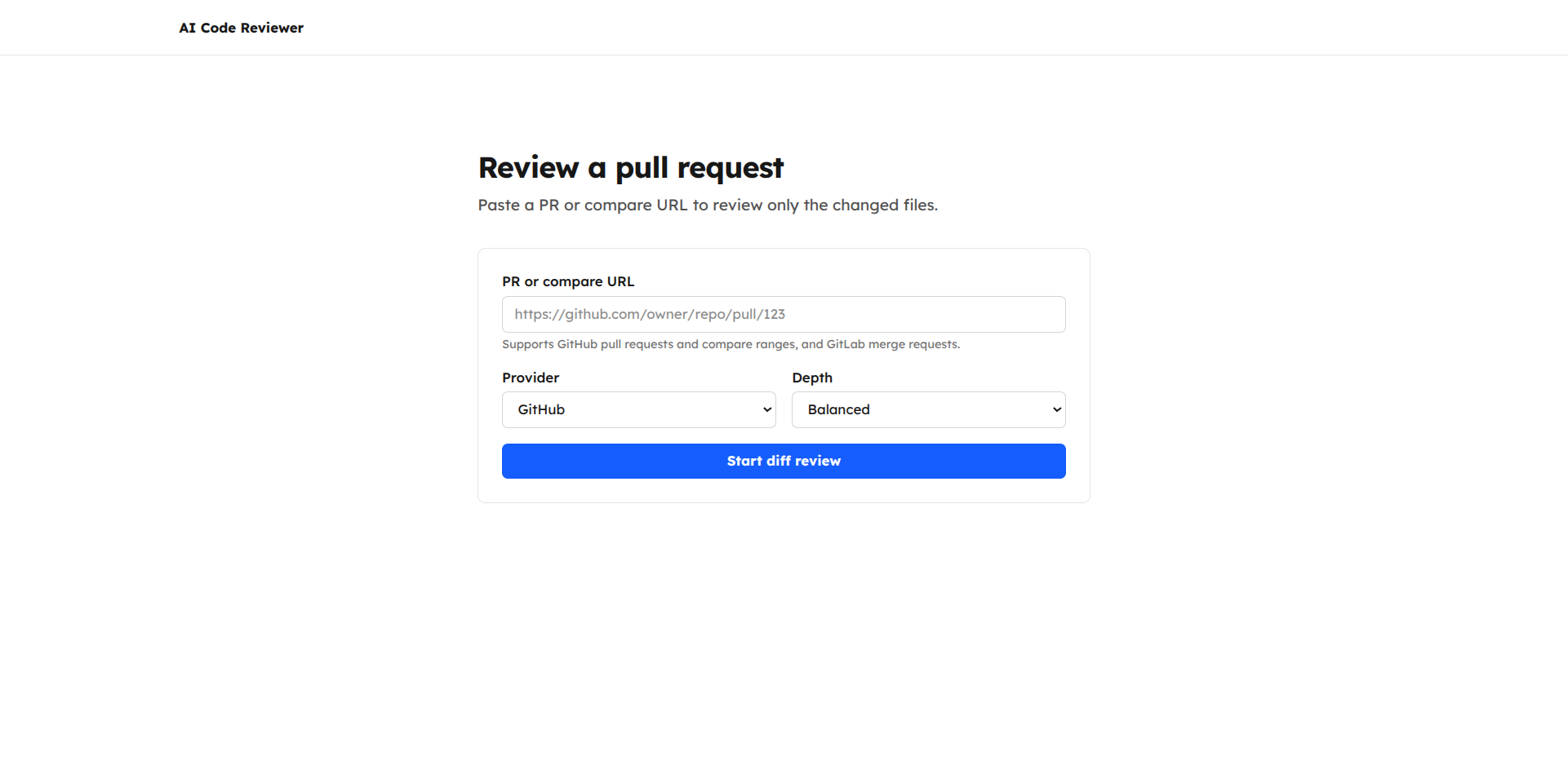 Pull Request Diff & Changed Files Review